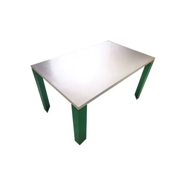 Eretteo table with wooden top (1970s), Artemide image