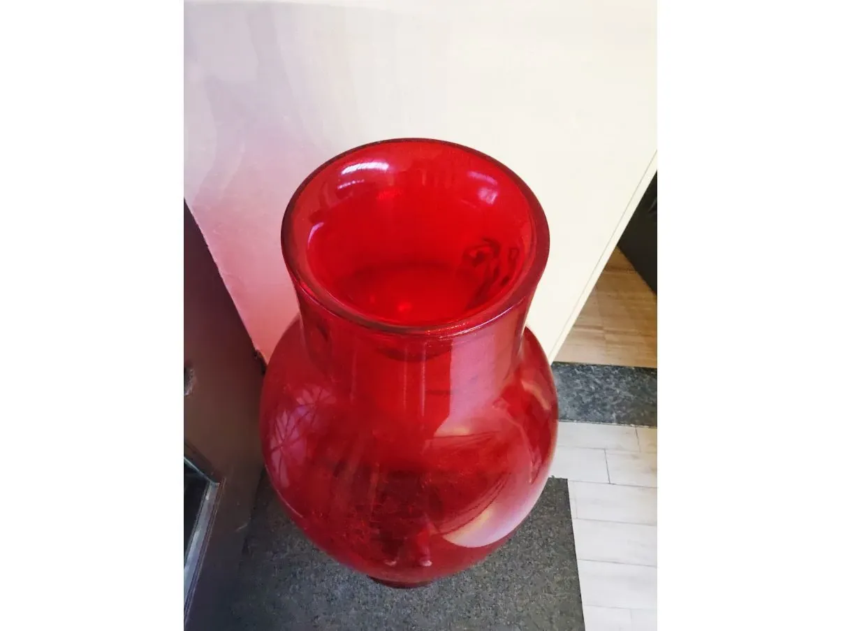 Misses Flower Power red vase, Kartell 2