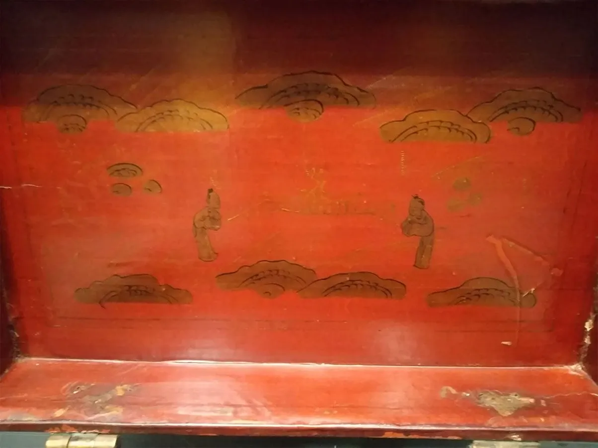 Chinese elm wood container trunk ('900), Antiqua Trade 1