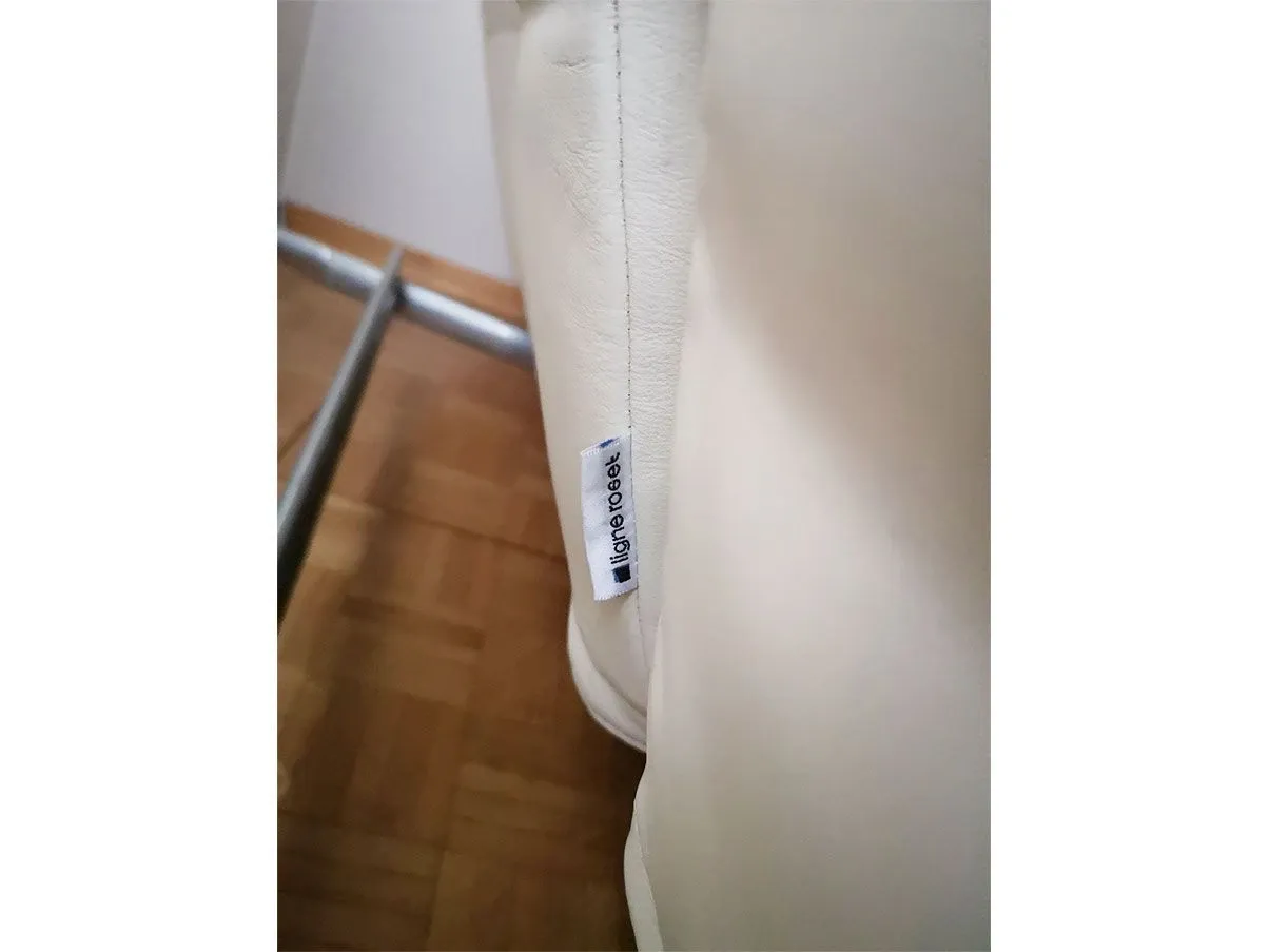Smala adjustable leather sofa bed (white), Ligne Roset 3