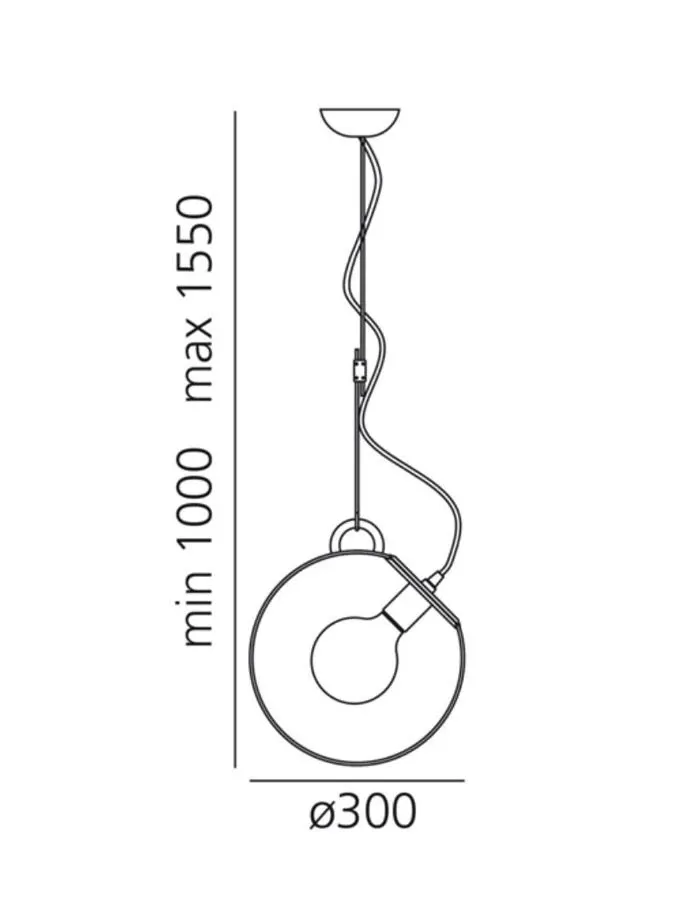 Miconos Sospensione (cromo lucido) 3
