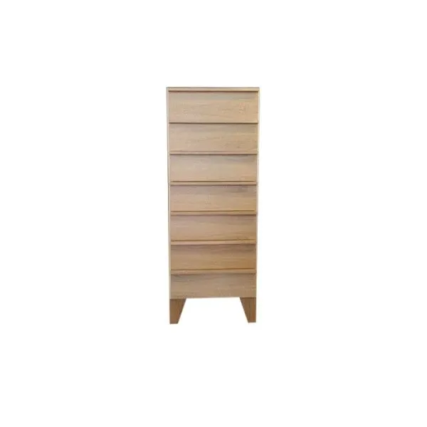 Chest of drawers Sans 7 drawers oak wood, Disegno Mobile image