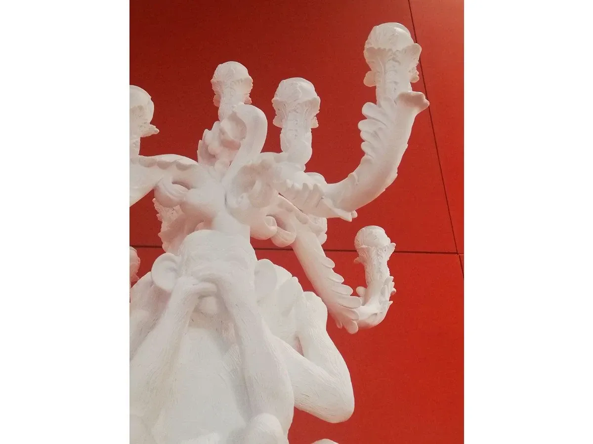 Giant Burlesque 3 Monkeys (white) 1