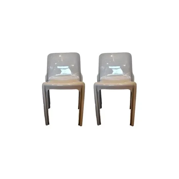 Set of 2 vintage Selene chairs by Vico Magistretti (1960s) 