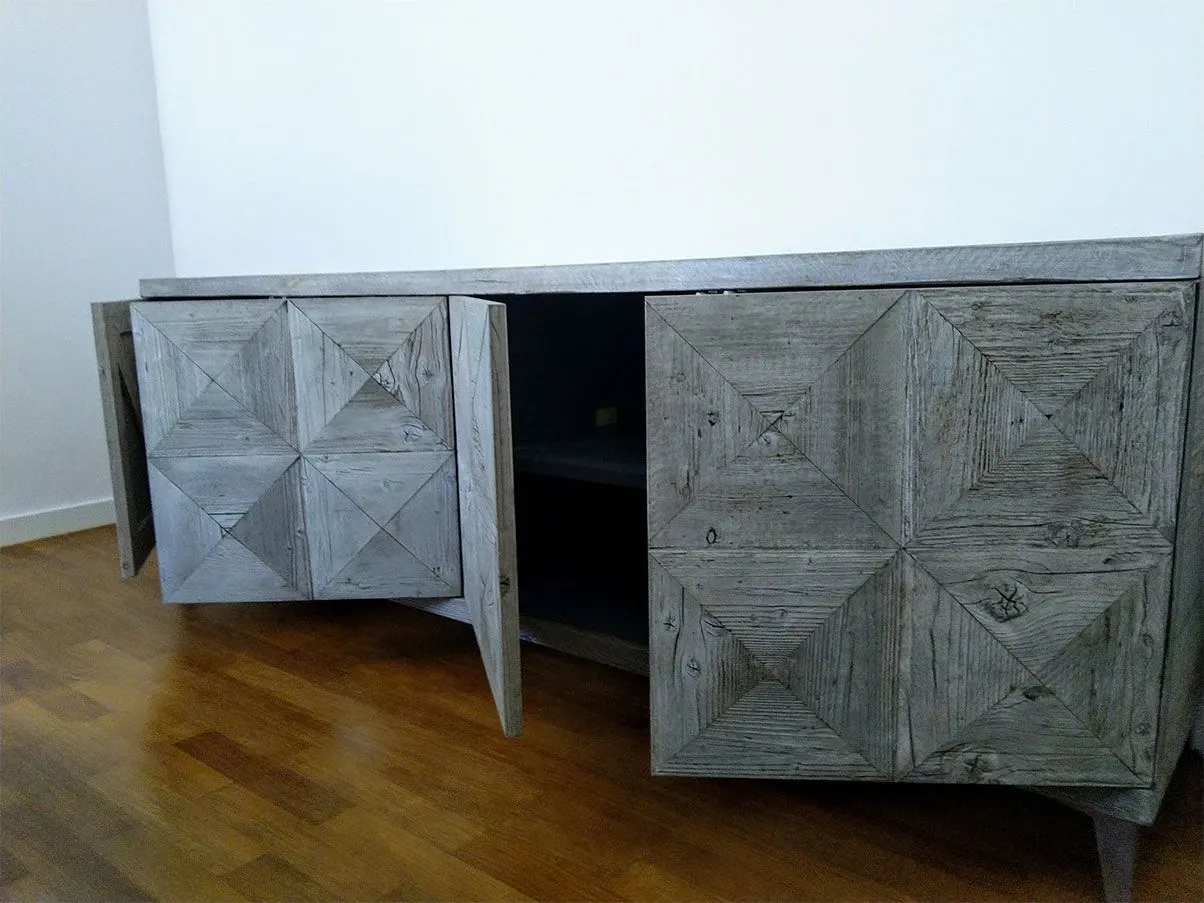Sideboard DB003987 in pine wood (grey), Dialma Brown 2