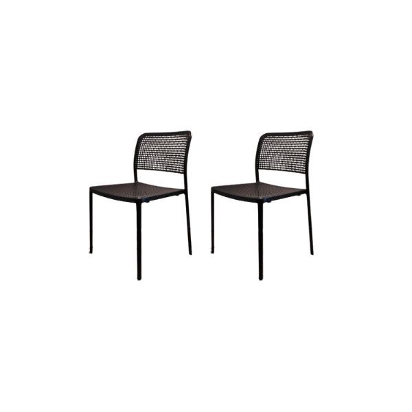 Pair of Audrey collection chairs (black), Kartell image