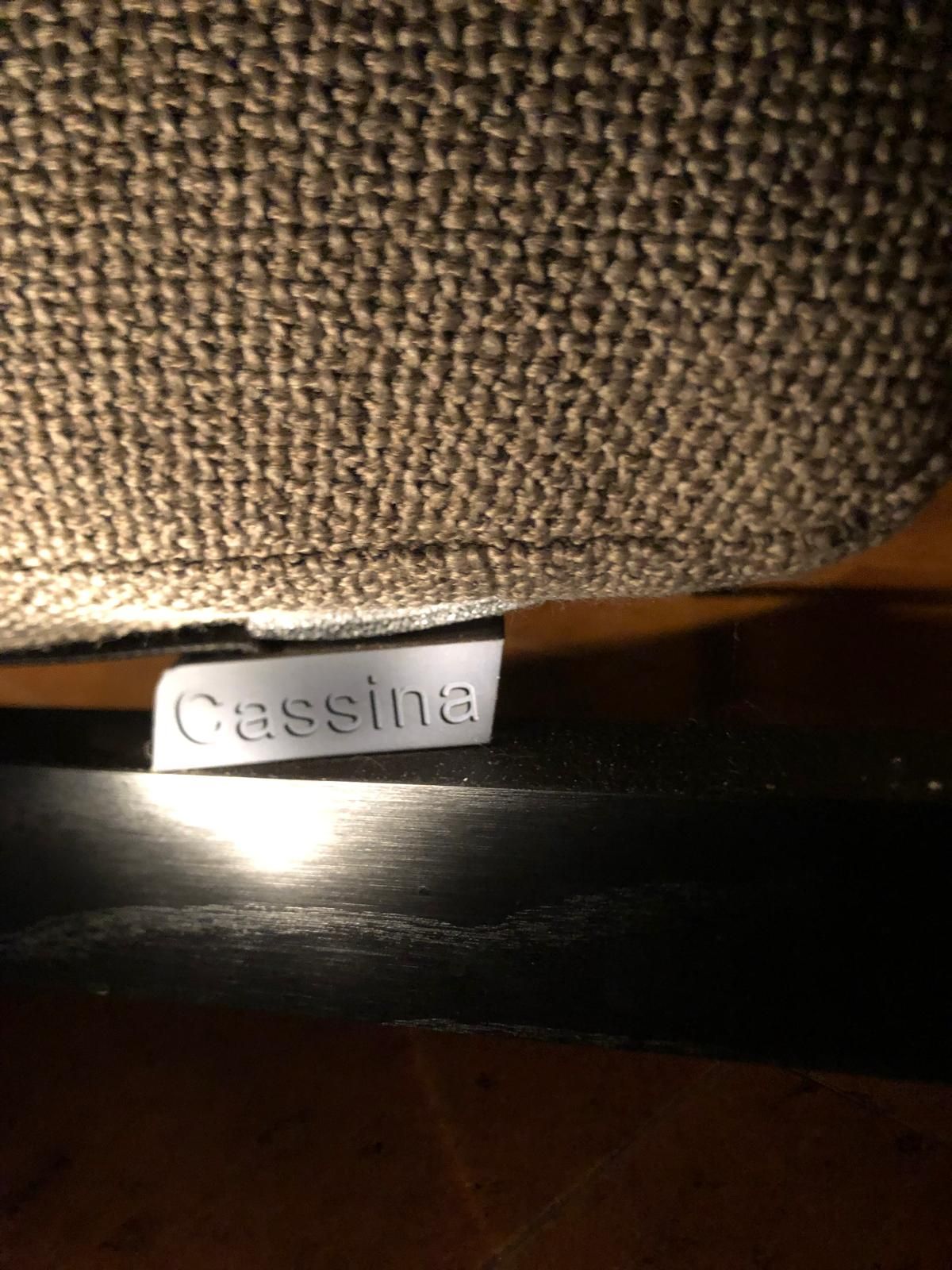 Divano 4 posti Eloro in legno e cuoio di Rodolfo Dordoni, Cassina  Brand