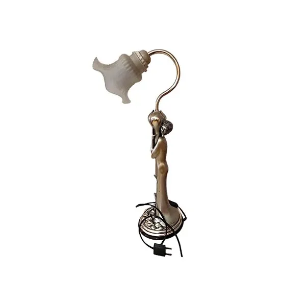 Magnitudo Artis silver table lamp, Ottaviani 