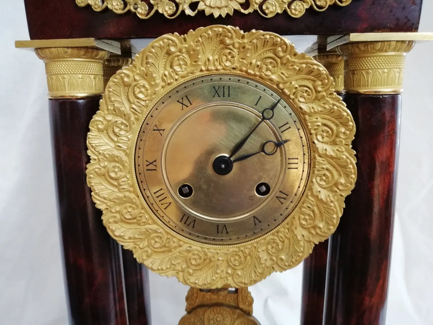 Vintage Empire table clock (19th century), 7