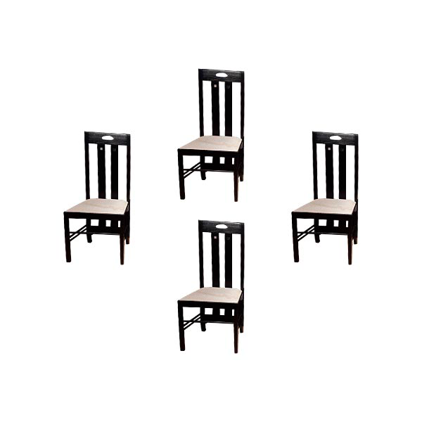 IZTOSS Set di 6 Sedie Cucina, Sedie Sala da Pranzo 6 pezzi Moderno, con  Schienale Alto in Ecopelle (NeroBianco-6 pezzi)