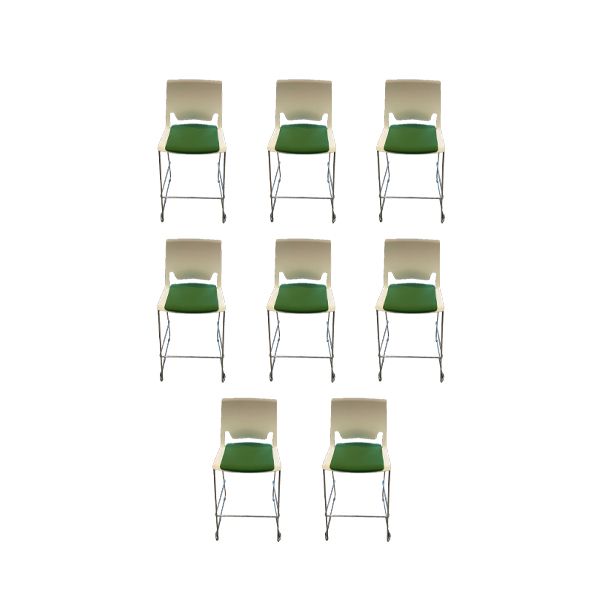 Set of 8 stools with backrest Very, Haworth image