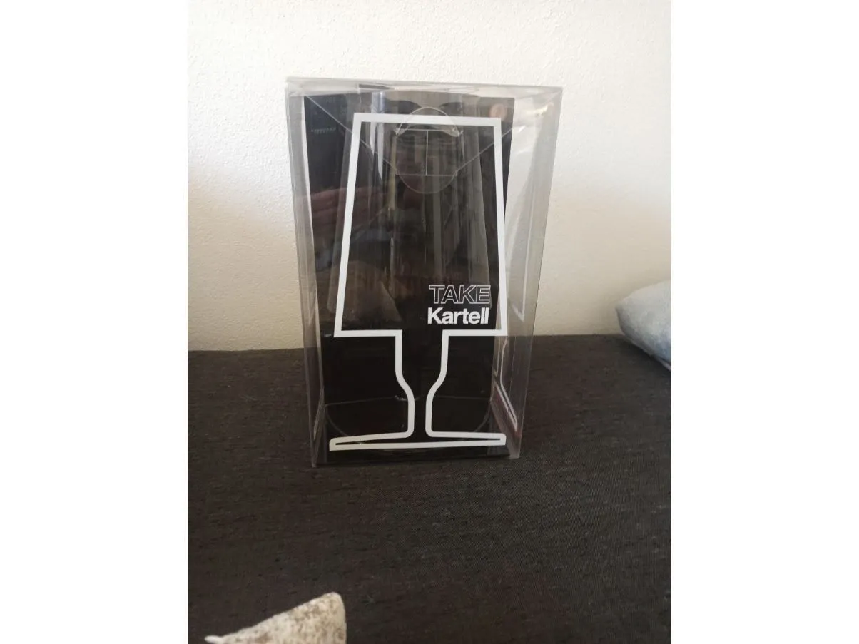Set 2 lampade da tavolo Take nera, Kartell 3
