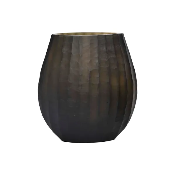 Artisan Zephyr green glass vase