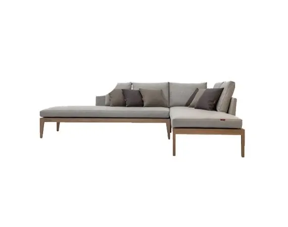 Modular sofa Corner Bed in linen fabric, Plinio il Giovane image