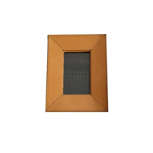 Photo frame in leather (beige), Poltrona Frau 3