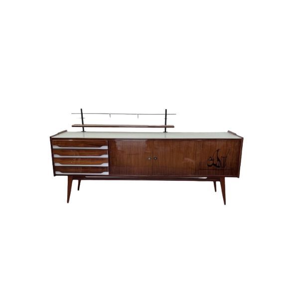 Credenza in stile scandinavo in legno (anni '50), image