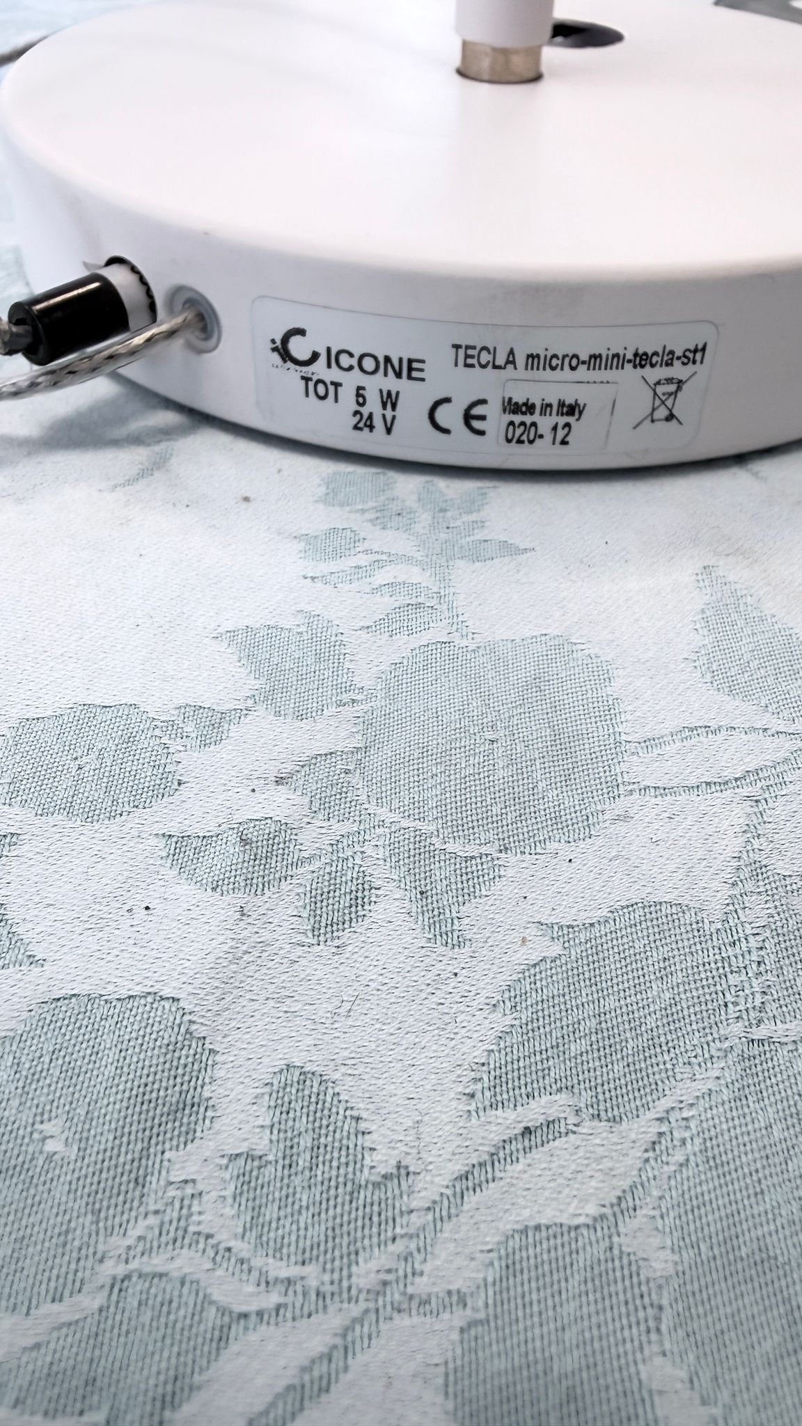 Tecla White Table Lamp Defects