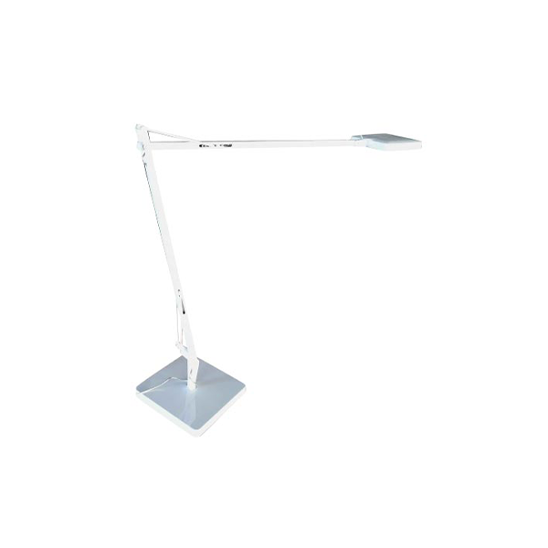 lampada da tavolo LED Remy, barra esagonale tubo, cromo, cristallo  imballaggio trasparente