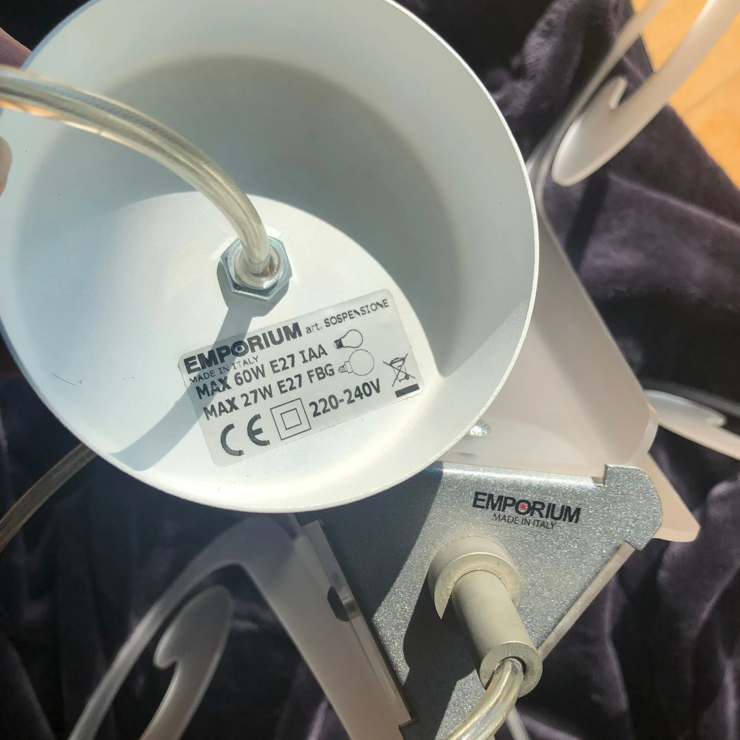 Lampada a sospensione Ricciolo, Emporium  