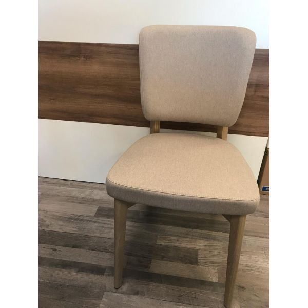 Escudo chair in beech wood and fabric (beige), Calligaris image