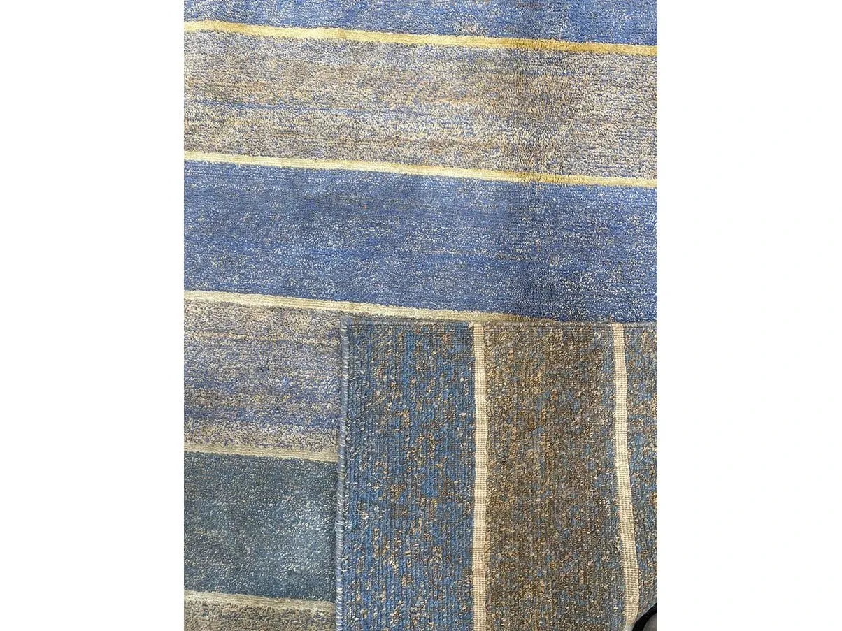 Nepal 43708 rectangular carpet in wool, silk and hemp, Cabib 2