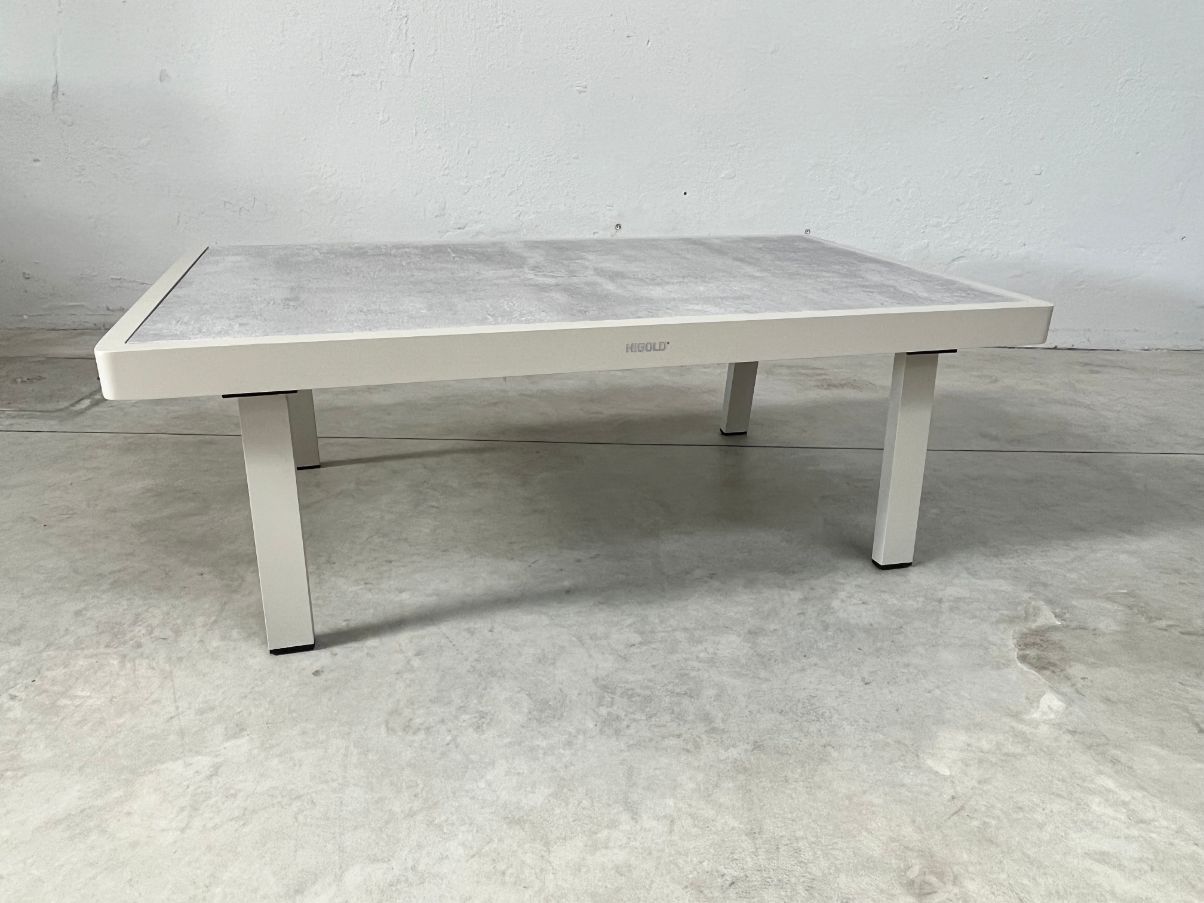 Nofi 2.0 coffee table in painted aluminum, Higold Side
