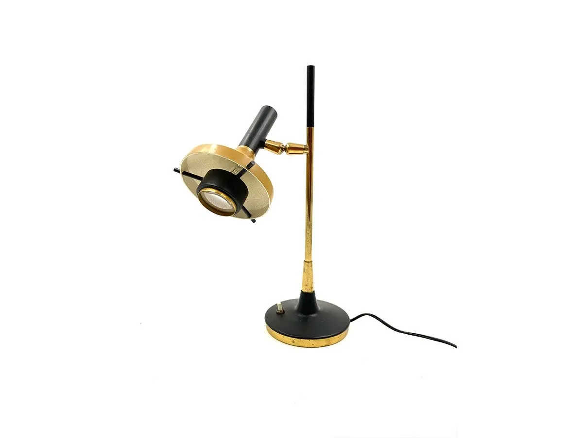 Vintage 553 brass table lamp (1950s) 3