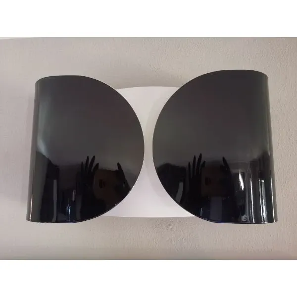 Lampada a parete Foglio nera e bianco, Flos 1
