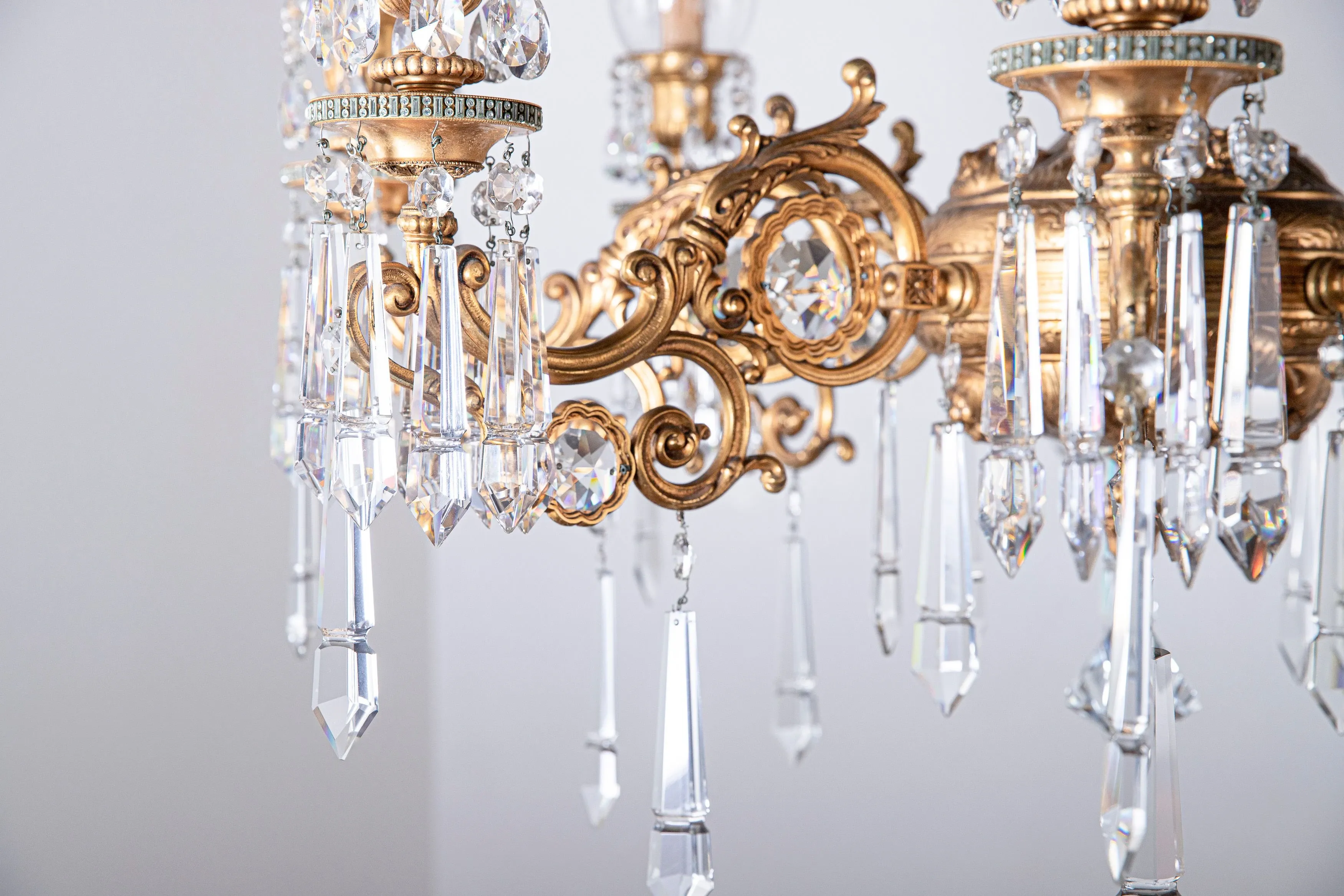 Lampadario in stile classico a 8 bracci, Fumagalli Lampadari  6