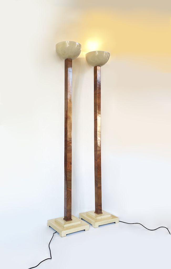 Lampe Vintage En Parchemin Des Années 1930 - Belle Pièce D'époque Sans Marque