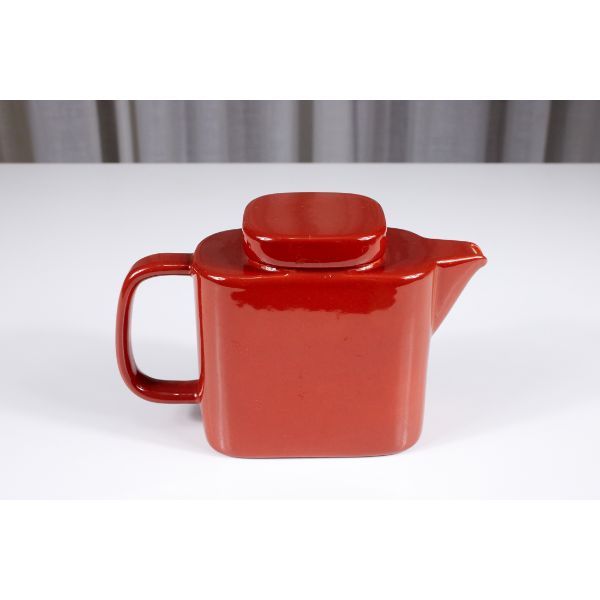 Teiera rossa di Makio Hasuike (anni '60), Ceramiche Pozzi image