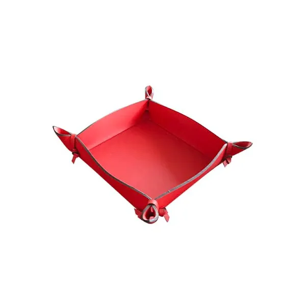 Tray type 3 small in leather (red), Poltrona Frau image