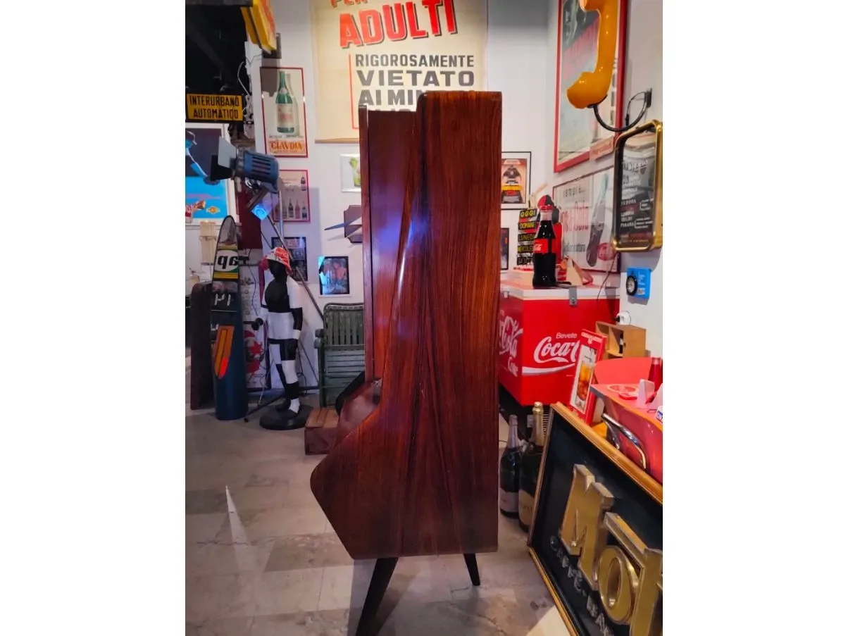 Vintage Wooden Cocktail Bar Cabinet (1950s), 3