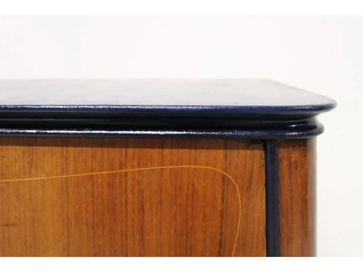 Set 2 comodini vintage in legno verniciato (anni '50),  5