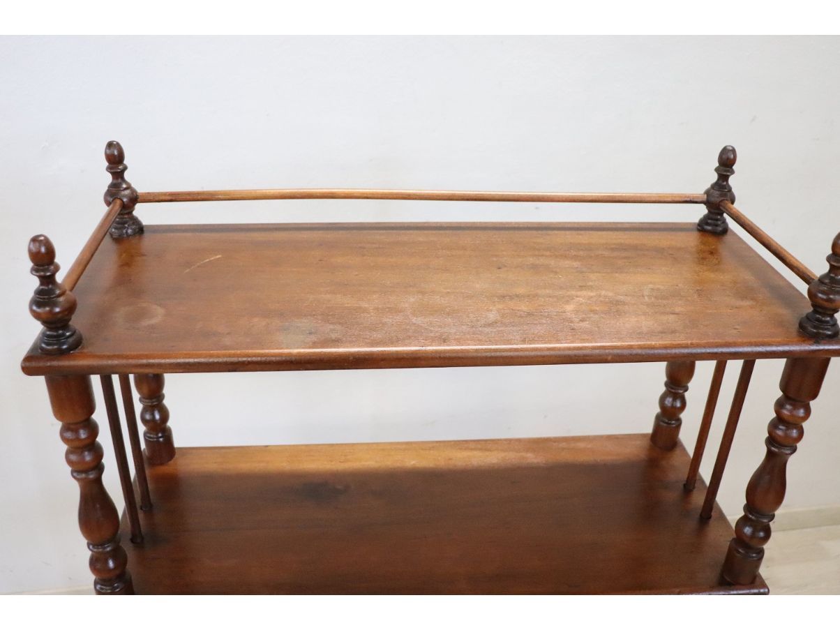 Vintage bookcase in poplar wood (19th century) 5