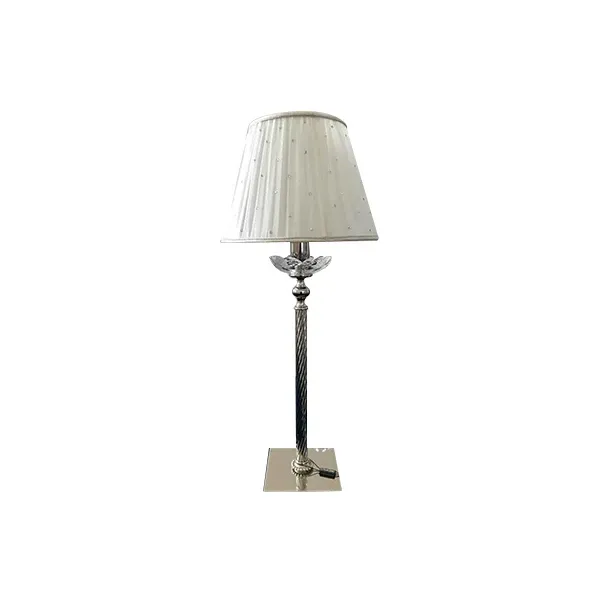 Table lamp with lampshade (nickel), IPM light image
