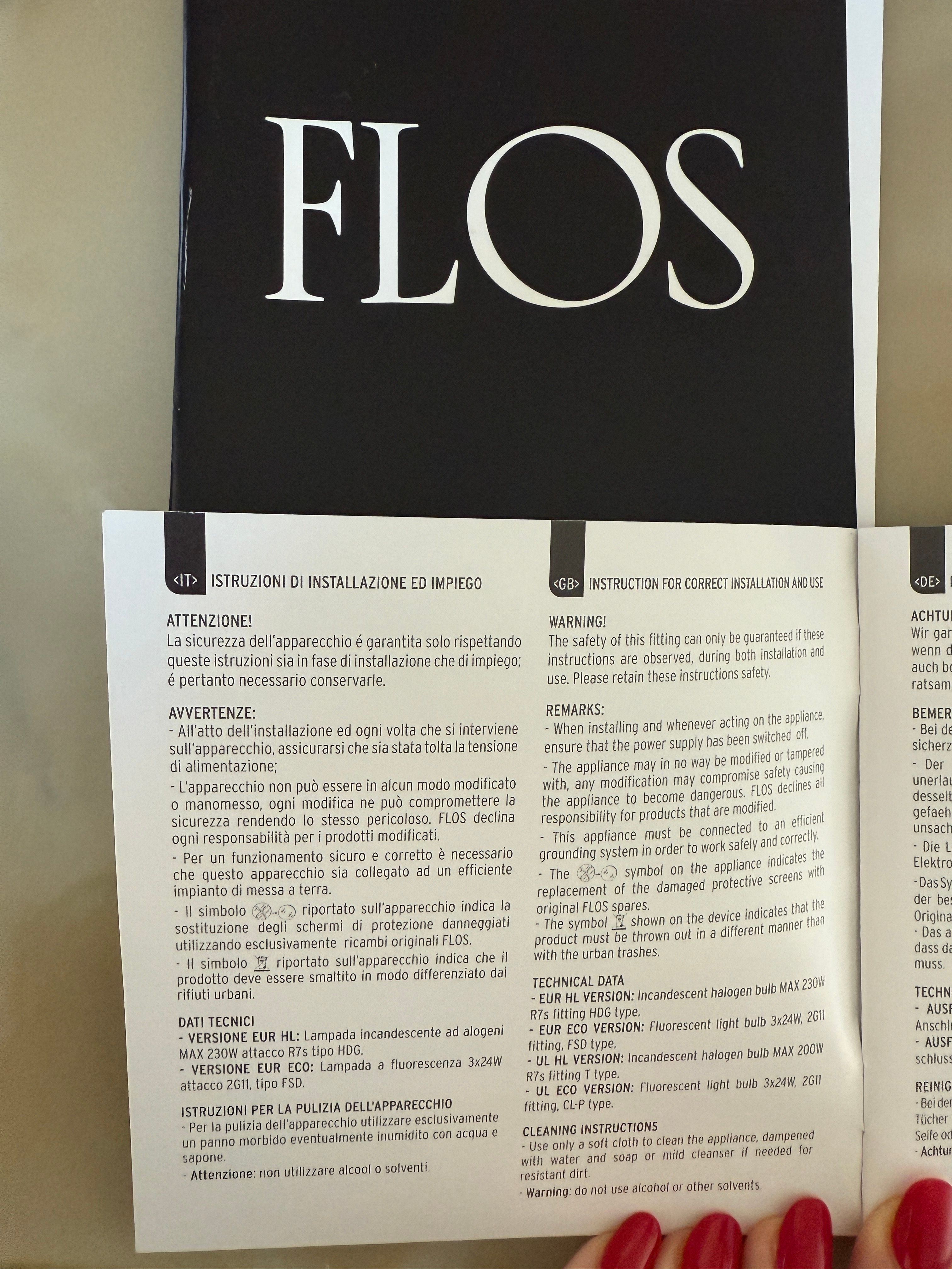 Lampadario Smithfield in alluminio verniciato di Jasper Morrison, Flos Brand