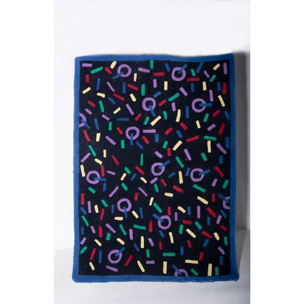 Tappeto vintage geometrico (anni '70-'80), image