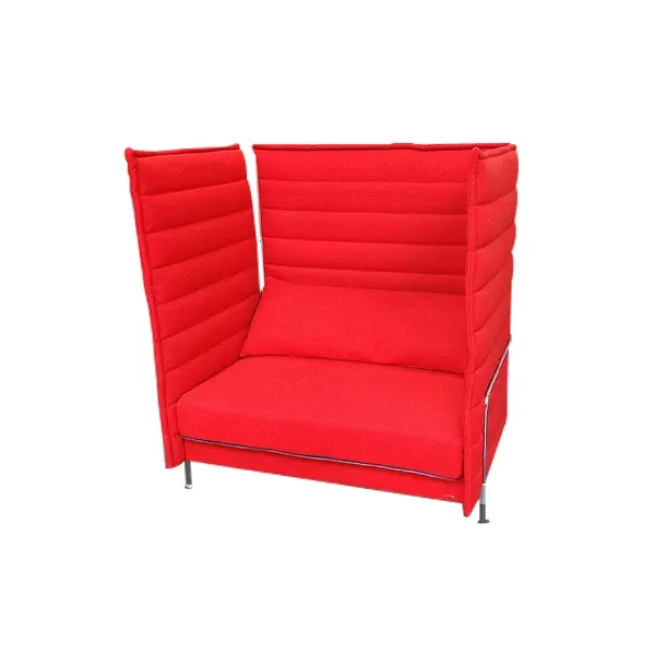 Image of Poltrona Alcove Love Seat in tessuto (rosso), Vitra