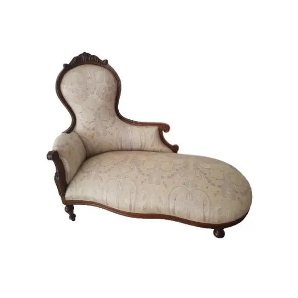 Vintage daybed in fabric and walnut ('900), image