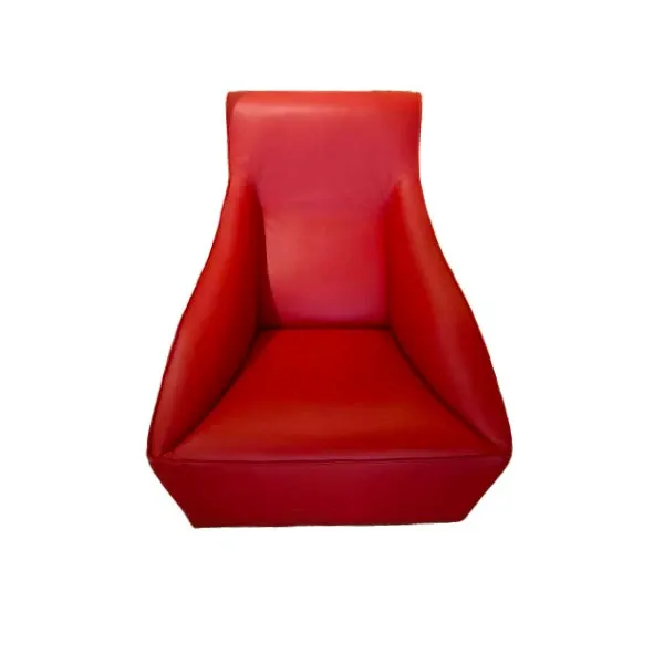 Doda leather armchair (red), Molteni&C image