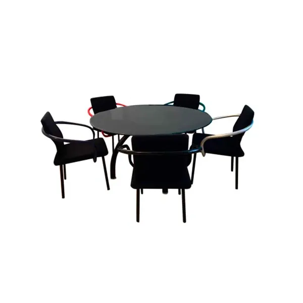 Set tavolo rotondo Spyder e 5 sedie Mandarin, Knoll image