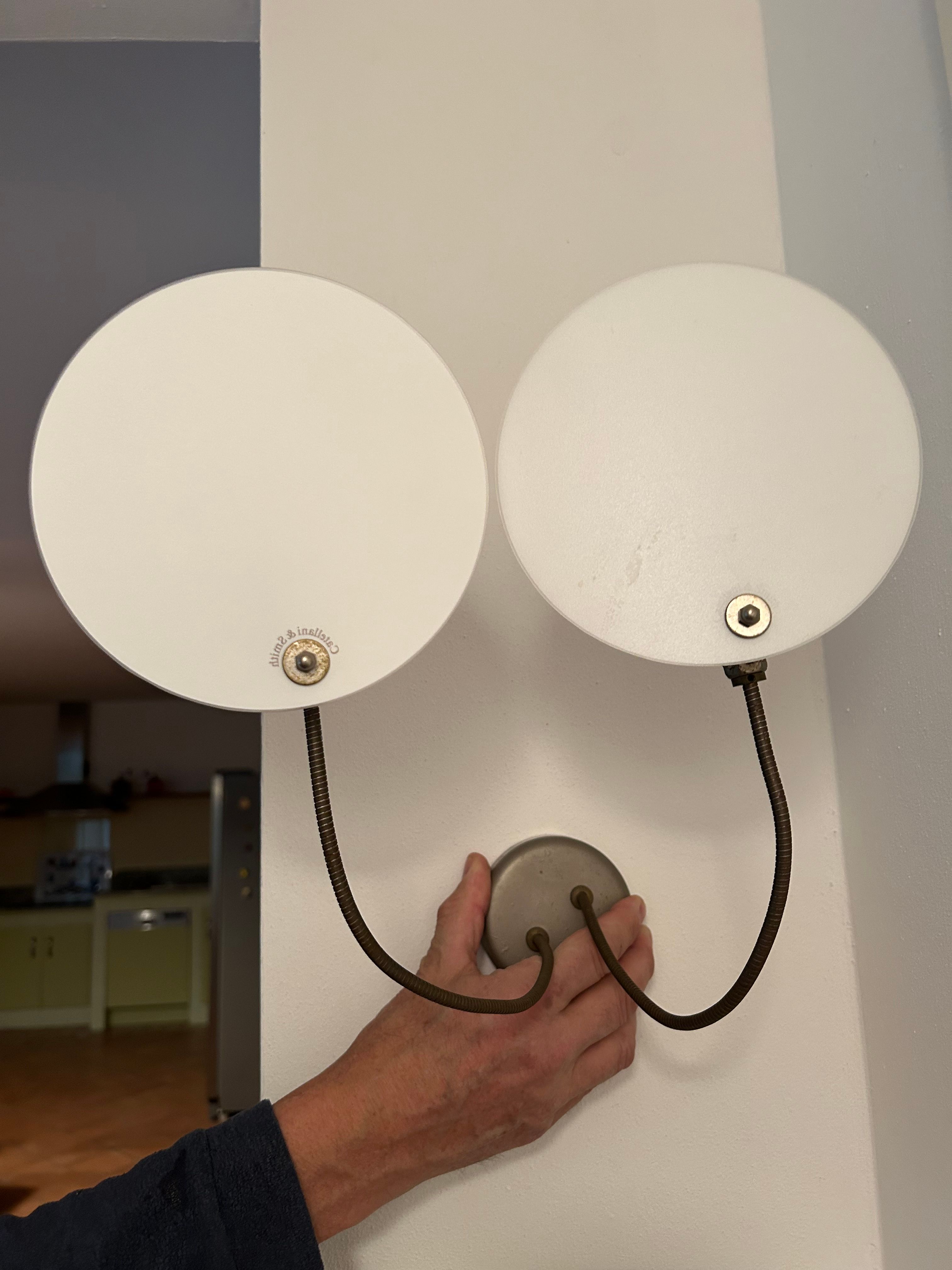 Cartaflex 2 wandlamp met twee schijven Main