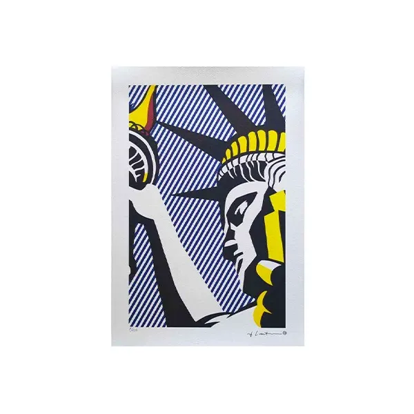 Litografia Roy Lichtenstein I Love Liberty (anni'80) image