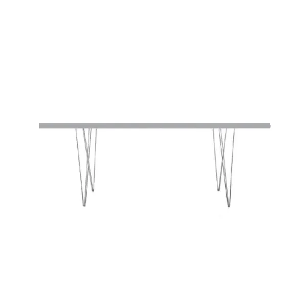 MZ3 rectangular table with steel base, Magis image