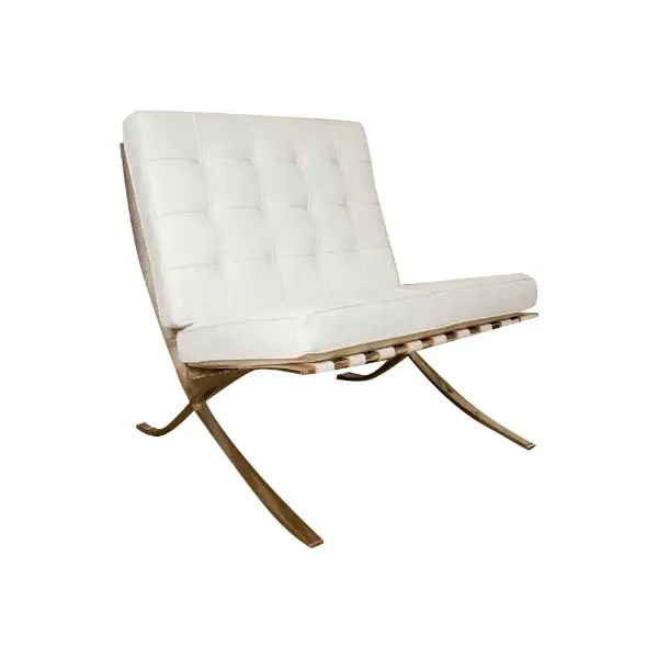 Barcelona 334 armchair in leather (white), Alivar image