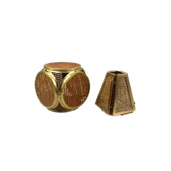 Set di 2 lampade Regency in ottone vintage (anni'60), 