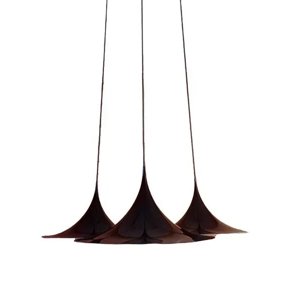Set 3 lampade a sospensione vintage Tulip (anni'70), image