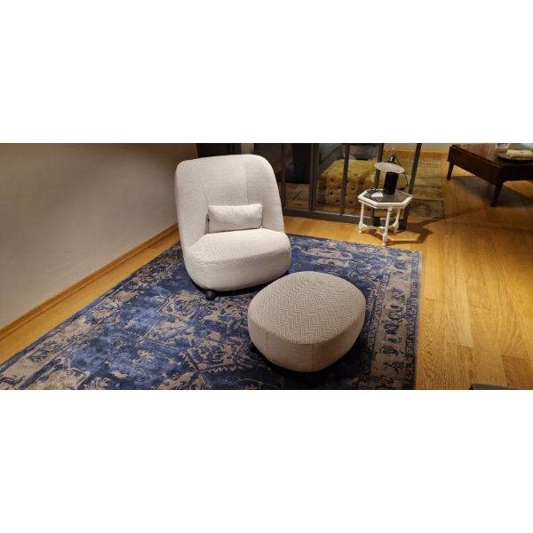 Set poltrona Gradisca Lounge e pouf, liu jo living image
