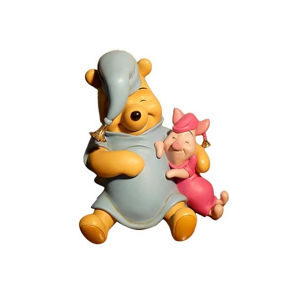 Vintage Winnie the Pooh and Piglet figurine (1990s), Disney image